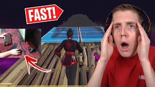 Reacting To The HIGHEST Sensitivity Player In The World  Fortnite Battle Royale [upl. by Langill918]