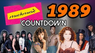 All the Songs from the 1989 MuchMusic Countdown [upl. by Eirahcaz899]