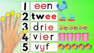 Hoe om van 1  10 te tel  Afrikaanse Kinder Video  LEESPROGRAM 1240 [upl. by Dihsar]