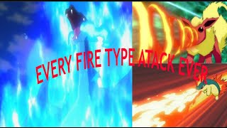 All Fire Type Moves used in Pokemon [upl. by Simone]