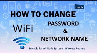 Netis Systems How To Change WiFi Username and Password [upl. by Lawford133]