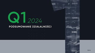 Pierwszy kwartał 2024 roku na TGE  podsumowanie [upl. by Ecurb504]