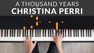 A Thousand Years  Christina Perri  Tutorial of my Piano Cover [upl. by Ayoj414]