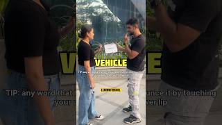 Correct Pronunciation ✅ learnwithrahil pronunciation vehicle youtubeshorts ielts spokenenglish [upl. by Rimidalg216]