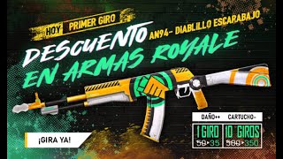 Nueva Arma Royale DIABLILLO ESCARABAJO en FREE FIRE  PreCompra el Pase Elite con Caja de Muerte [upl. by Mahmoud709]