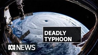 Millions told to evacuate as Typhoon Hagibis hits east coast of Japan  ABC News [upl. by Nairad727]