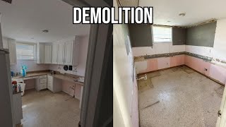 18 YEAR OLD ATTEMPTS OFFICE BUILDING REHAB SOLO  PART 1 [upl. by Eelrac]