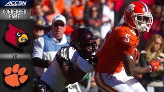 Louisville vs Clemson Condensed Game  2018 ACC Football [upl. by Lleroj]