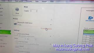 Máy in Epson workforce pro C5210 in 2 mặt tự động [upl. by Yssep]