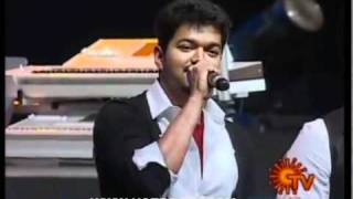 Vijay singing Aska laska Song [upl. by Airret]