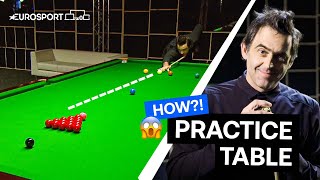 How to BREAK OFF w Ronnie OSullivan  Practice Table  Eurosport Snooker [upl. by Traver]