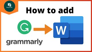 How to Download amp Install Grammarly for MS Word for FREE  Computer Code [upl. by Slen]