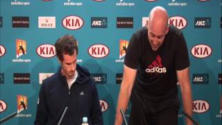 Andy Murray Jez Green Ivan Lendl And The Confession  Australian Open 2013 [upl. by Gregson]