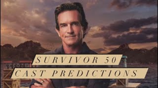 Survivor 50 Cast List Predictions [upl. by Chow]