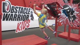 when shes Training at Obstacle Warrior Kids in Woodlands TX [upl. by Yenruoc741]