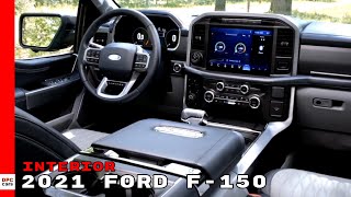 2021 Ford F150 Interior Cabin [upl. by Kcirredal403]