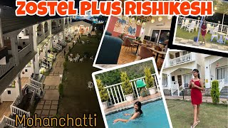 Best Zostel in Rishikesh 🌼  mohanchatti TravelWithZostel zostelliveitnow3554 rishikesh youtube [upl. by Aimerej]