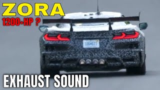 2025 Chevrolet Corvette C8 ZORA Hybrid Prototype Exhaust Sound [upl. by Turoff]