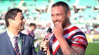 RoostersTV  Post match with JWH [upl. by Maurilla88]