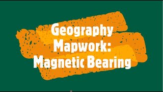 Geography Mapwork Magnetic Bearing [upl. by Talanta]