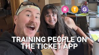 Training People on the Ticket App [upl. by Novihs]