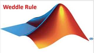 weddle rule numerical integration  matlab [upl. by Corny]