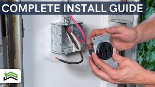 How To Install a 240 Volt Outlet  Electric Car Charging [upl. by Noellyn750]