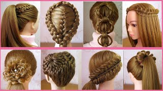 8 Beautiful Cute Hairstyles for girls  Trendy Hairstyles  Hair Style Girl  Tuto coiffures faciles [upl. by Nnalorac226]