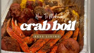 How to Make a Crab Boil I Restaurant Style at Home Made Easy [upl. by Winfred]