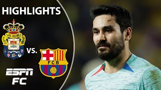 LATE PENALTY DECIDES IT ⚽ Las Palmas vs Barcelona  LALIGA Highlights  ESPN FC [upl. by Lorinda267]