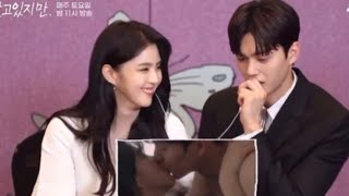 Song Kang and Han So Hee’s reaction video to their kissing scene [upl. by Thant942]