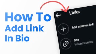 how to add link in instagram bio [upl. by Imoyn]