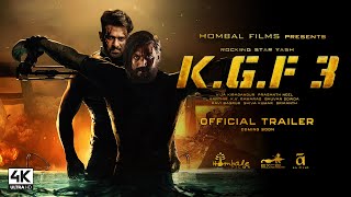 KGF Chapter 3  Official Trailer  Yash  Prabhas  Prashant Neel  Raveena Tandon  KGF 3 Updates [upl. by Odraode442]