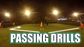 Passing Drill for U10 football practice [upl. by Enimsay146]