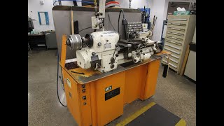 Hardinge HLVH Toolroom Lathe with Pneumatic Collet Closer Aloris Tool Post Chuck Guard [upl. by Eserrehs117]