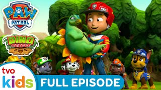 DINO RESCUE Pups and the Big Rumble 🌋  🐾 PAW PATROL 🐶  Rescue Dogs ⛑️  Season 7  TVOkids [upl. by Egidio250]