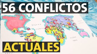 🔶🌏Dibuja el Mapamundi Countryballs con las Guerras y conflictos de HOY🌏🔶 [upl. by Hayashi]