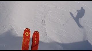 Bariloche Argentina Backcountry Skiing 81318 [upl. by Akirdna852]