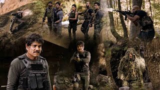 Nagarjuna Biggest Blockbuster Movie Ultimate Forest Action Scene  Kotha Cinema [upl. by Tol]