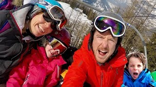 The Best Family Skiing Holiday Ever  How To Be A Dad  Ad [upl. by Jedd]