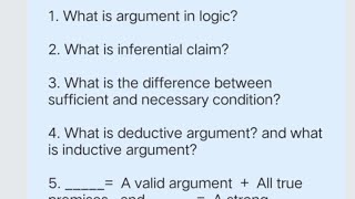 Freshman Logic problems chapter 2 Logic Concept [upl. by Jodi]