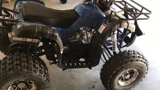 How to change oil on Chinese ATV 125cc [upl. by Ynabe785]