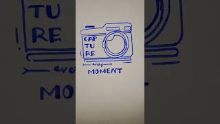 How to draw a camera  drawing of camera easy  camera girl vira shortsfeed trendingshorts [upl. by Candyce581]