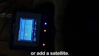 How to connect NEW SATlink 35quot WS6906 DVBS FTA Data Digital Satellite [upl. by Arikahs]