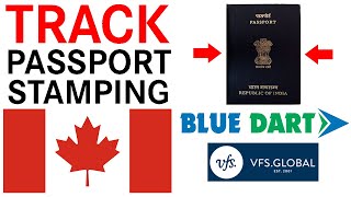 How To TRACK PASSPORT STAMPING 🇨🇦 Canada VISA Stamping Process [upl. by Ahsiele]