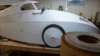 Coroplast homebuilt velomobile project 20162019 time lapse [upl. by Loar314]