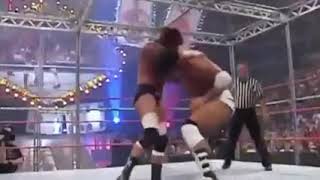 Wwe raw triple h vs Batista Hell in cell match [upl. by Eidorb963]