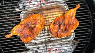 perfect GRILLED HALF CHICKENSbetter than SPATCHCOCK CHICKEN [upl. by Christabel]