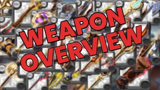 An Overview of Every Weapon in Albion Online [upl. by Aracahs]