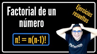 Factorial de un número ejercicios resueltos [upl. by Namlas942]